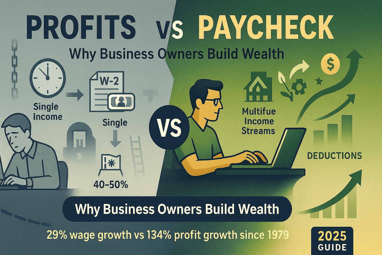 Why Profits And Not A Paycheck Create Wealth